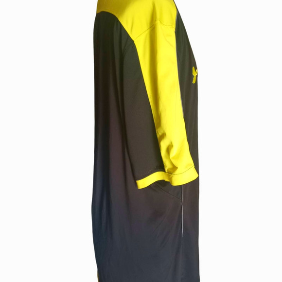 Under Armor Colo-Colo black and yellow soccer jersey, L - Picture 6 of 7